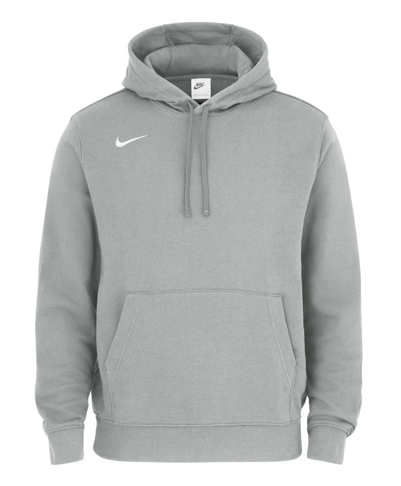 Mens Nike Team Club Pull Over Hoodie Ft-HEATHER GREY