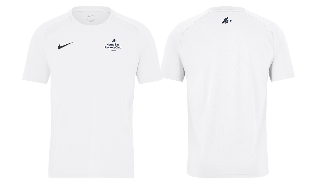 Herne Bay Mens Nike Dri-FIT  Tee- White