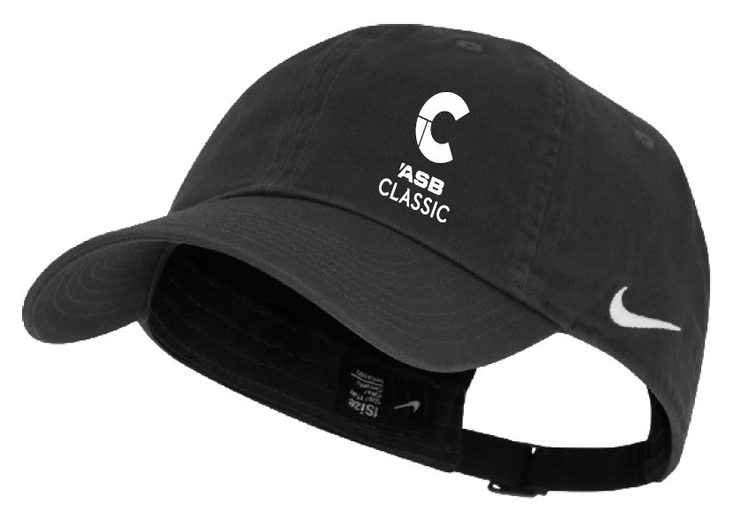 ASB Classic Unisex Nike Team Heritage 86 Cotton Twill Cap - Black