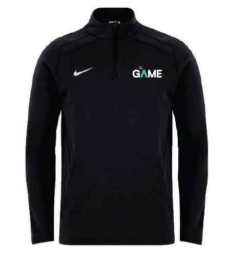 Kiwi Tennis Men's Nike  Dri-FIT Training 1/4 Zip Midlayer - Black