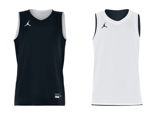 Youth Jordan Team25 Basketball Stock Reversible Jersey-BLACK